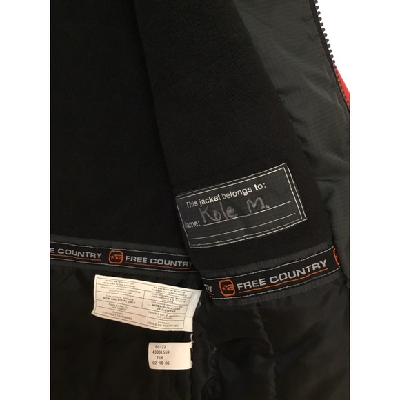 Free Country Red/Black Ski/Snowboard Winter Jacket Sz XS 4/5 - Picture 8 of 9